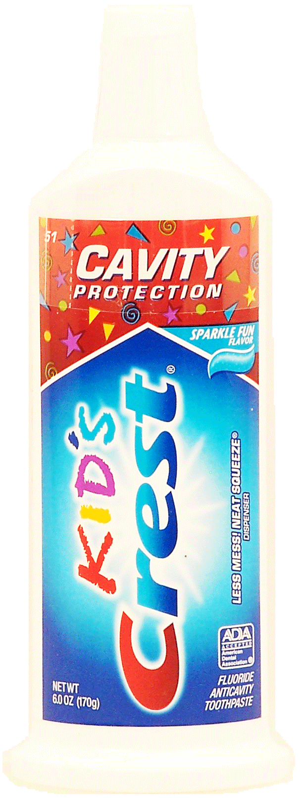 Crest&nbsp;Kids&nbsp;fluoride anticavity toothpaste, sparkle fun flavor Full-Size Picture